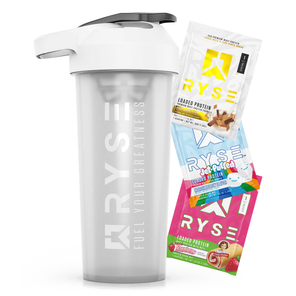 Loaded Protein Samples Variety Pack + Free SportShaker U8